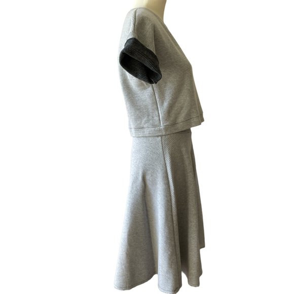 Frame Le Skirt and Top with raw edge hem Sz M - Picture 6 of 6